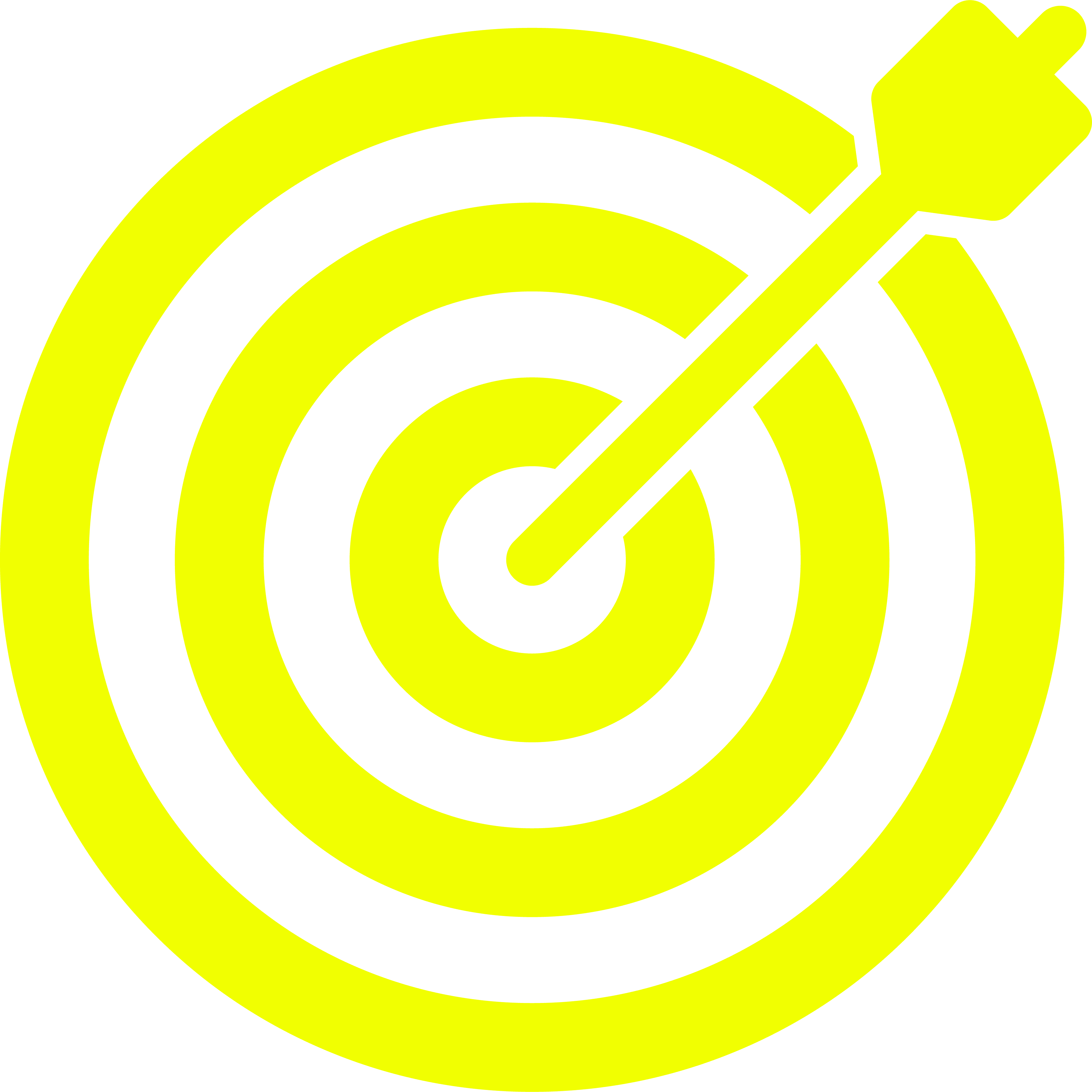 Yellow light bulb illustration on black background