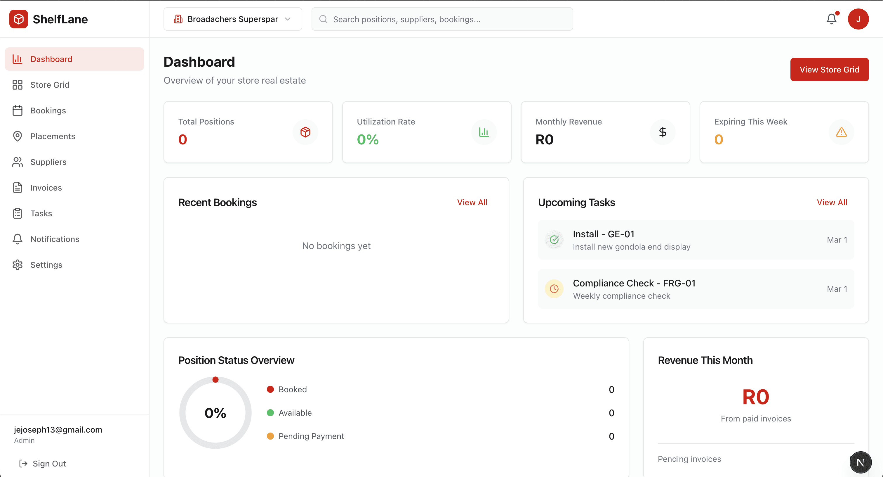 Business dashboard showing revenue, deals, customer list, growth chart, and new activity.