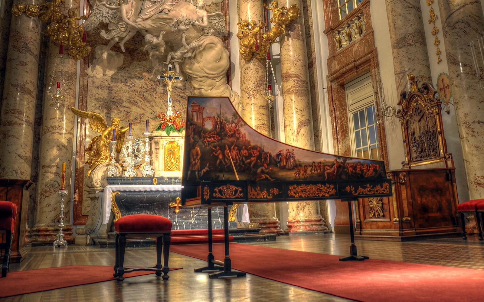 Konser Harpsichord di Karlskirche, Wina, dengan sajian Vivaldi’s Four Seasons.