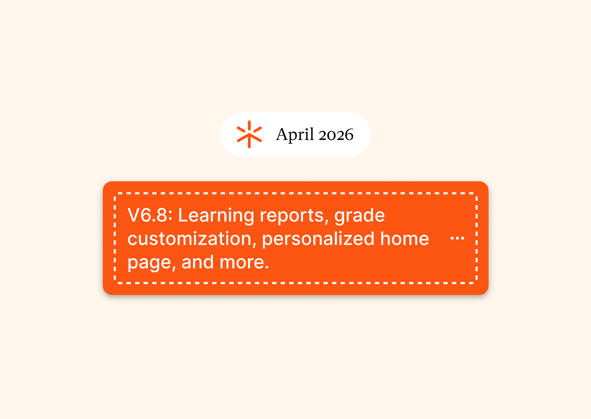 April 2026 Flint updates: Learning reports, grade customization, personalized home page, and more. 
