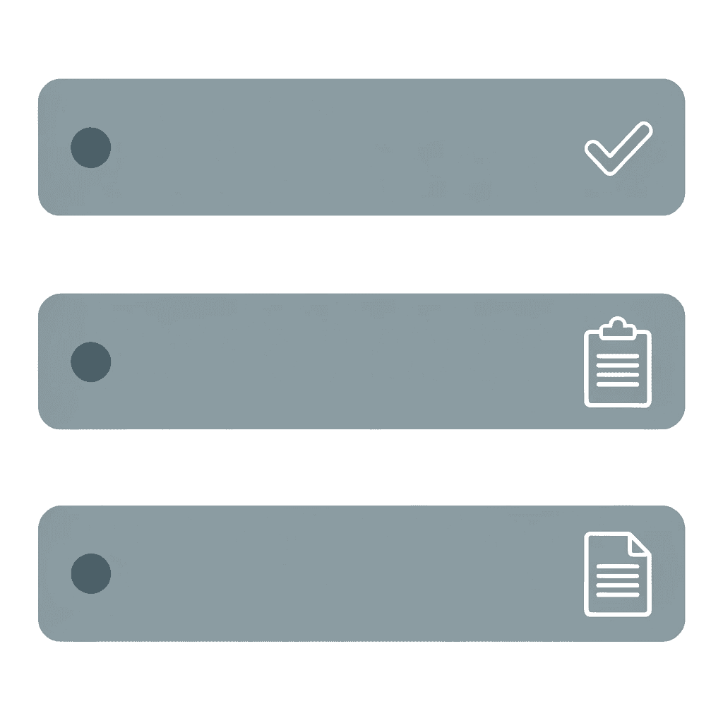  Three-row checklist showing key items to verify about scholarship coverage