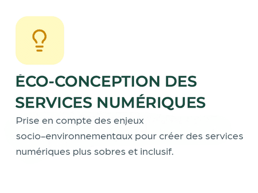 Illustration de l’éco-conception numérique : conception de services digitaux sobres, durables et performants.