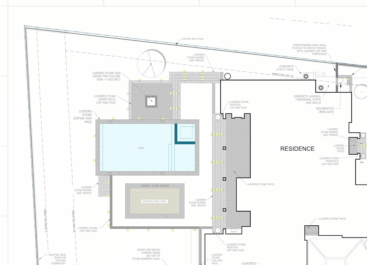Land Design plan Hardscape