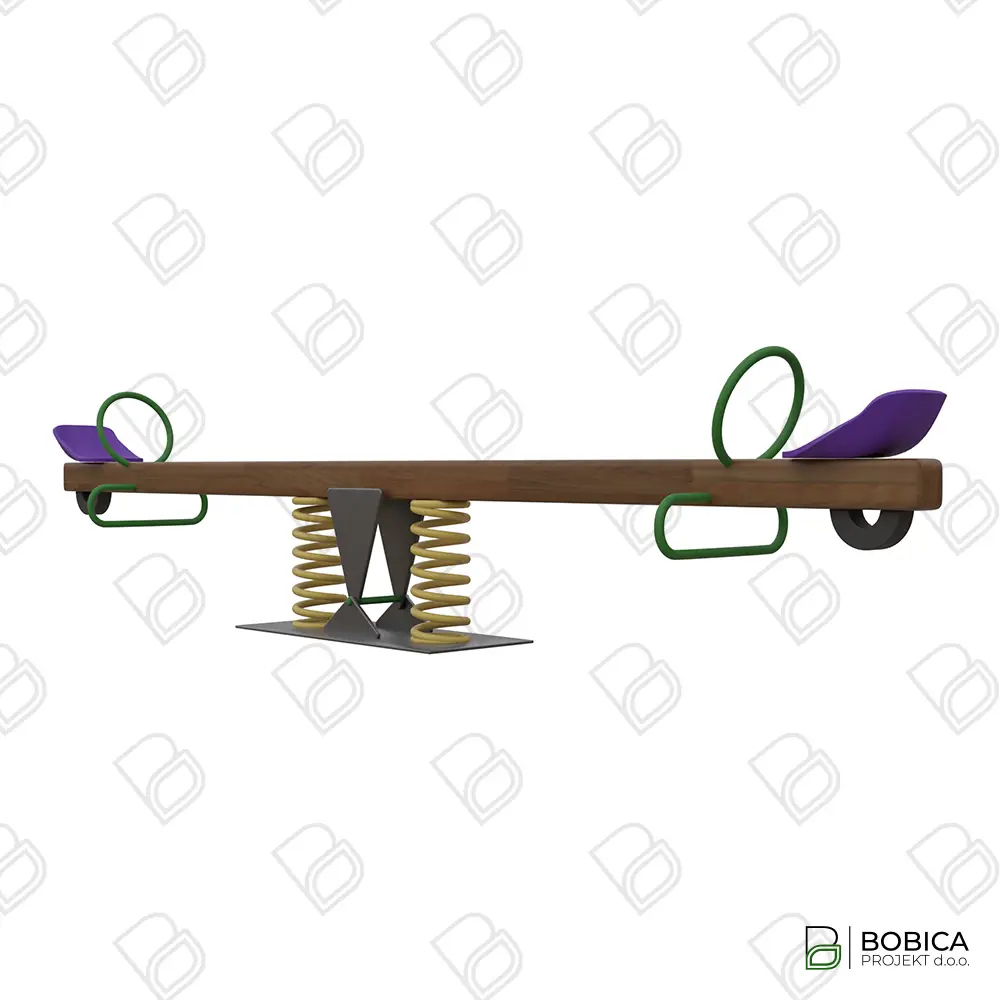 Klackalica na oprugama s dva sjedišta - "Spring Seesaw Duo"