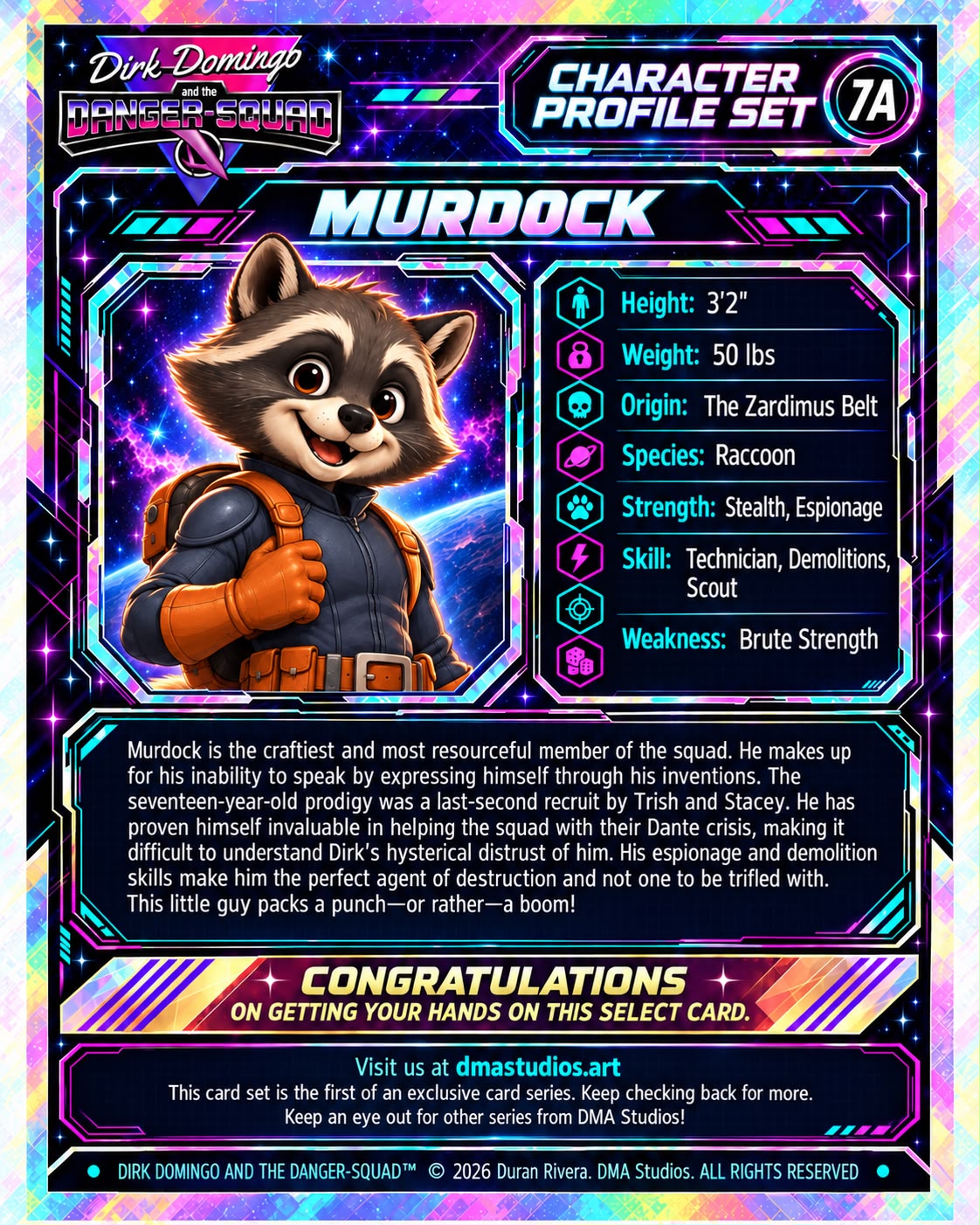 Murdock card back
