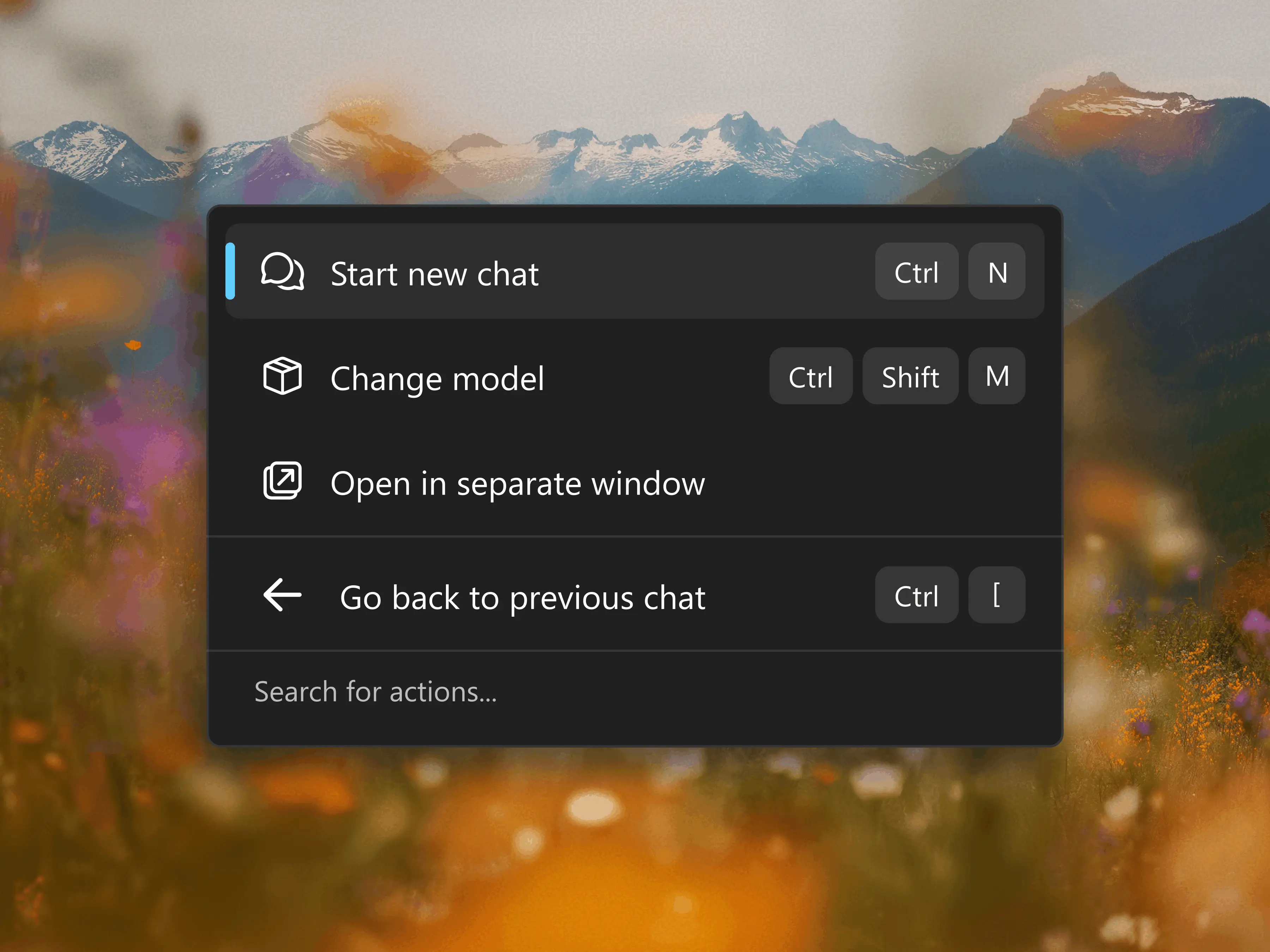 MS Copilot - Modal component 1