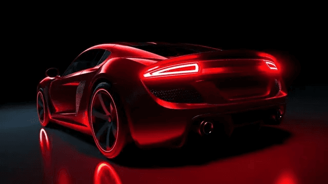 3D model of a car