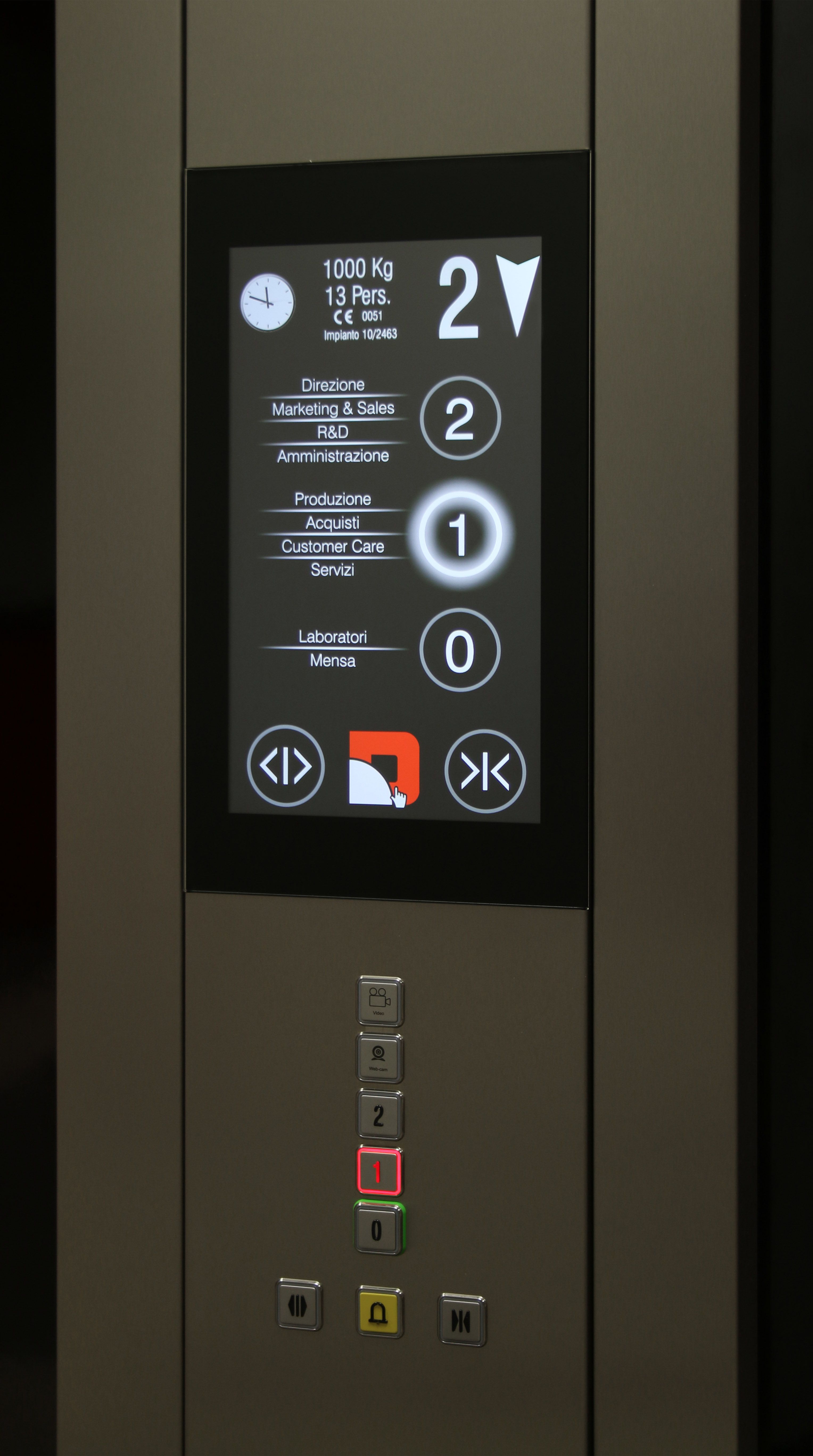 IES Touchscreen control panels for elevators