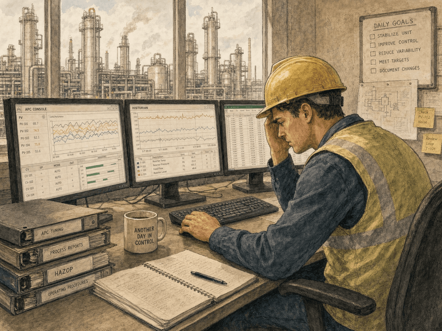 Engineer manually correlating data across multiple systems