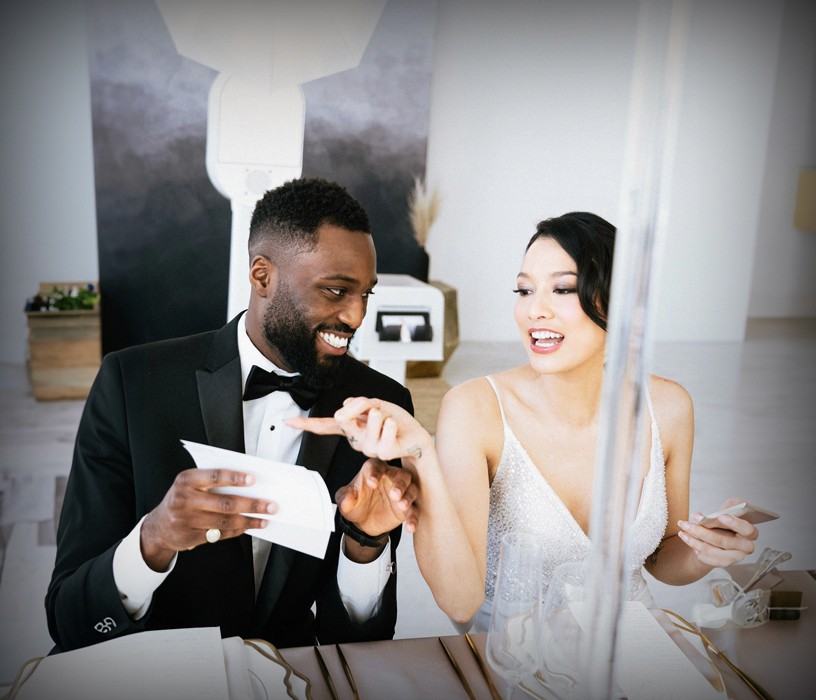 Coach explaining stuff to an athlete