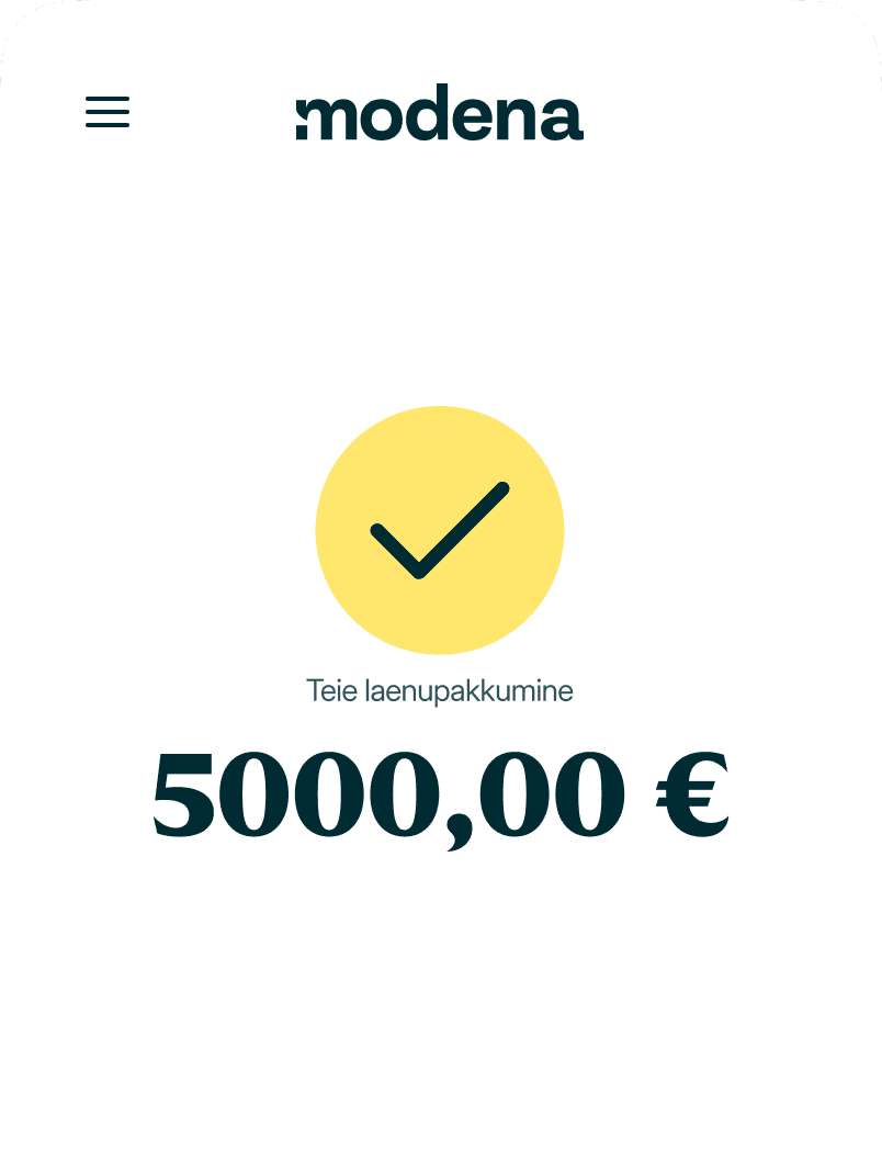 Raha, mis liigub sinu rütmis.