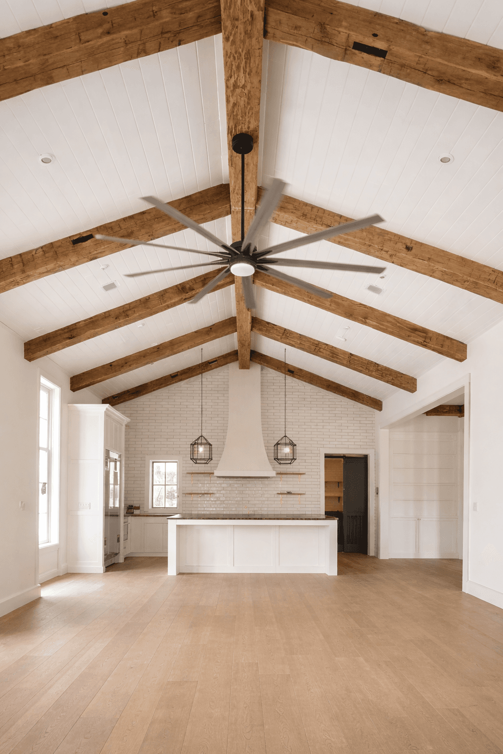 Ceiling beam carpentry by French Carpentry
