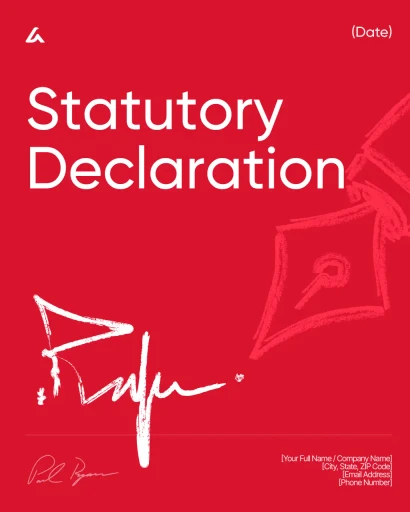Statutory Declaration