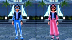 Screenshot jeu Nintendo Switch – deux personnages stylisés en bleu et rose dans un univers virtuel immersif, ambiance coopérative sur KeyVerse Gaming