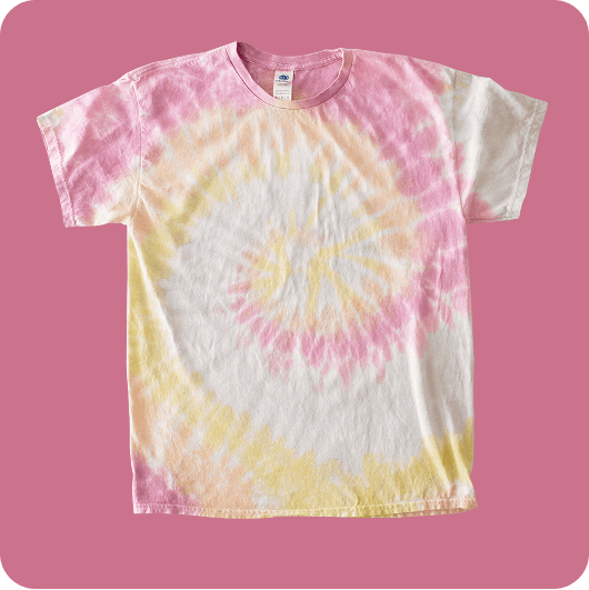 Classic Tie Dye Tee - Desert Rose