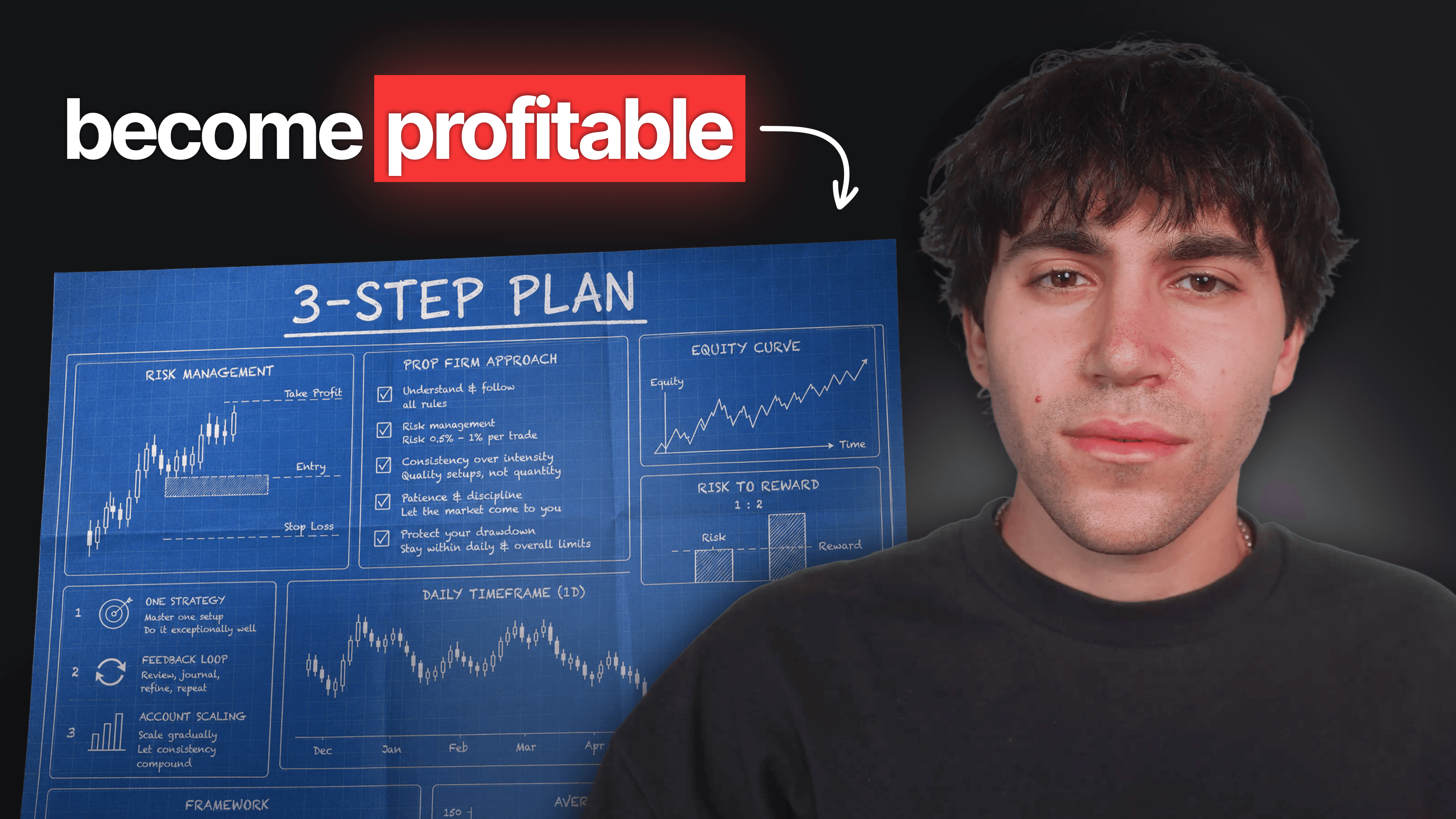 Thumbnail from 'How I'd Become Profitable Trading Again (If I Had to Start Over)' YouTube video