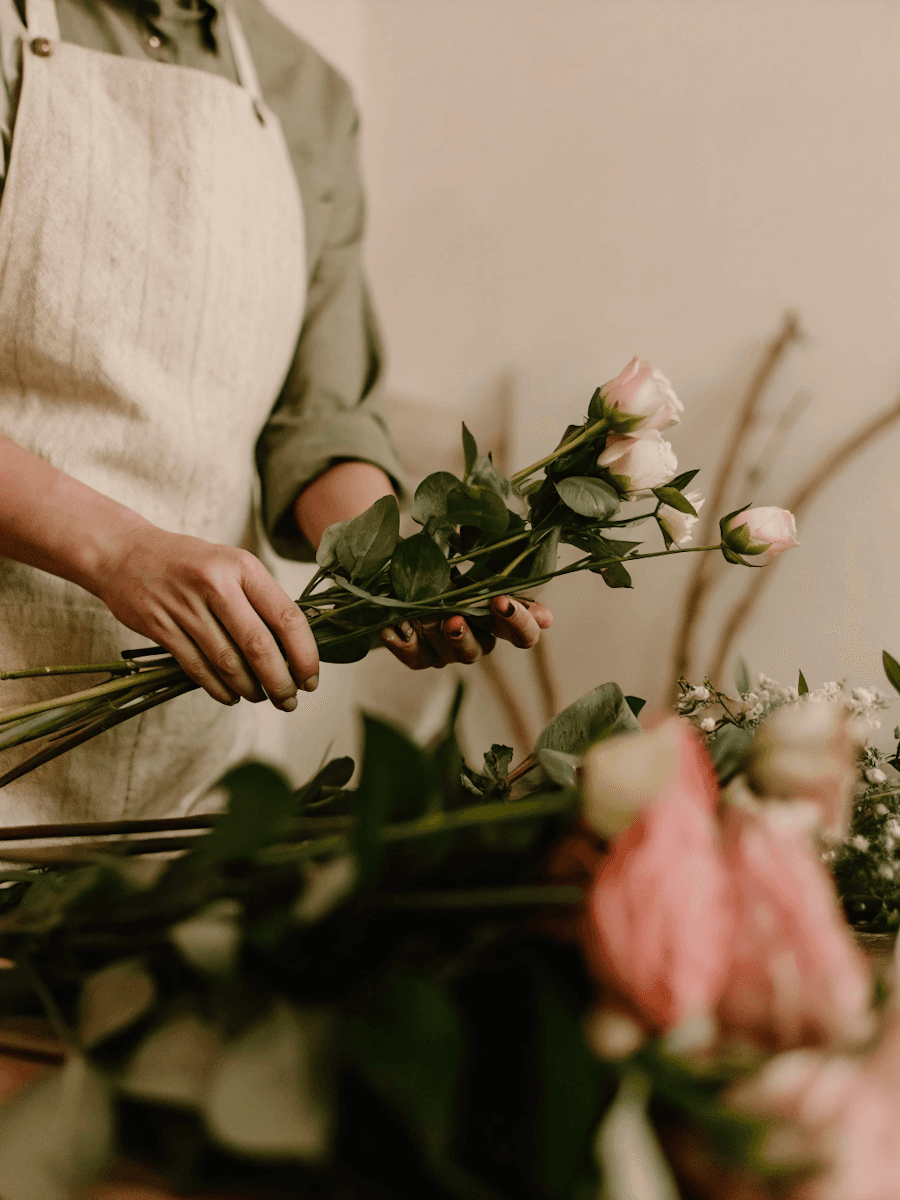  Hands tending to a green plant, symbolizing nurturing and natural wellness