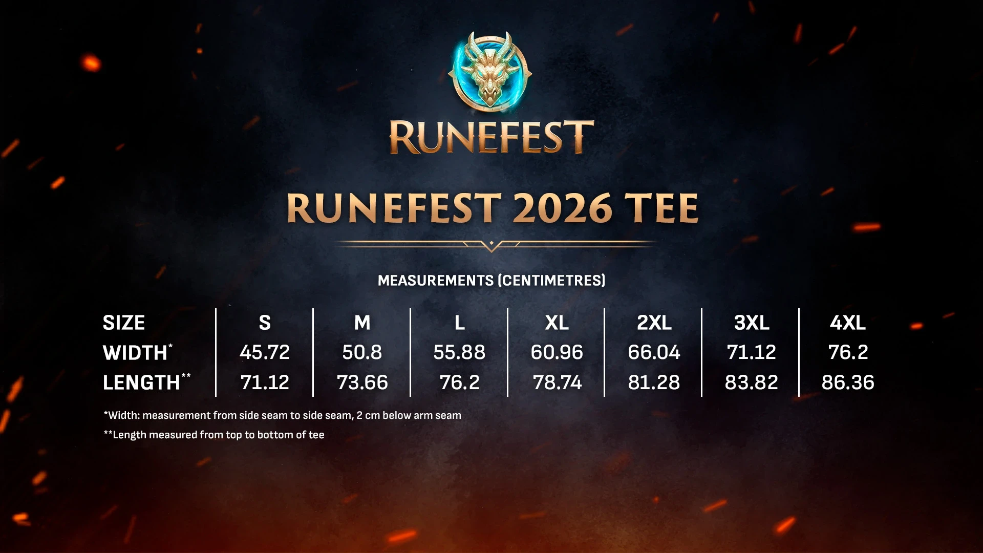 RuneFest 2026 Personalised Short Sleeved T-Shirt