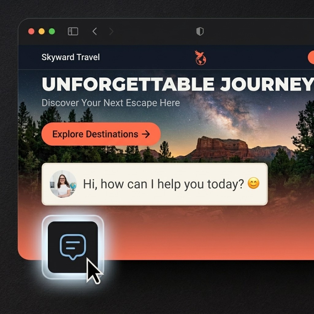 Chat links and buttons