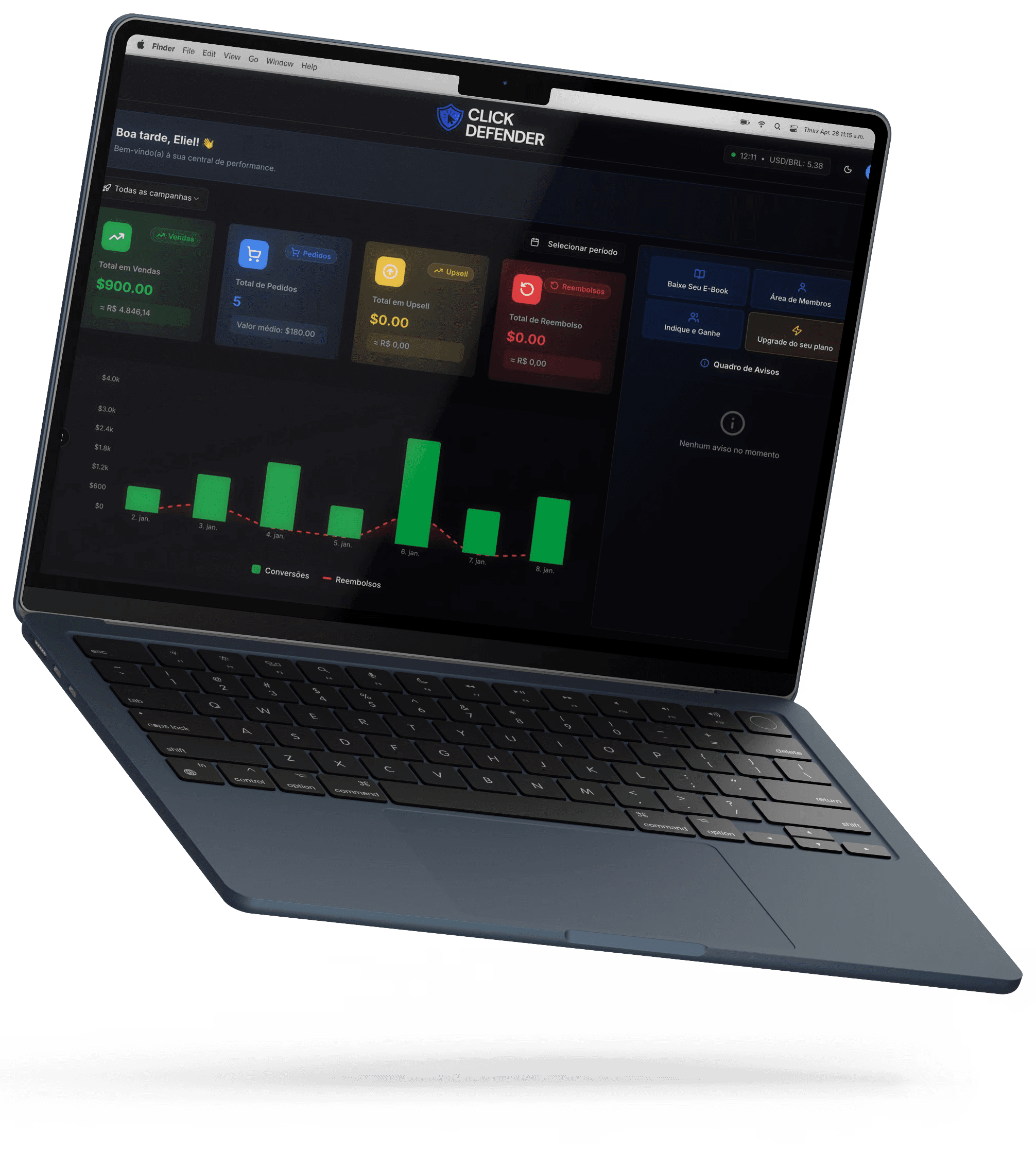 Click Defender Dashboard