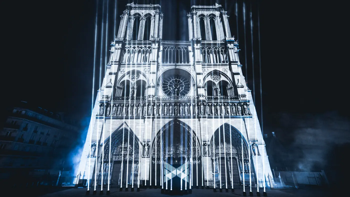 Michael Canitrot Monumental Show for Notre Dame Reopening