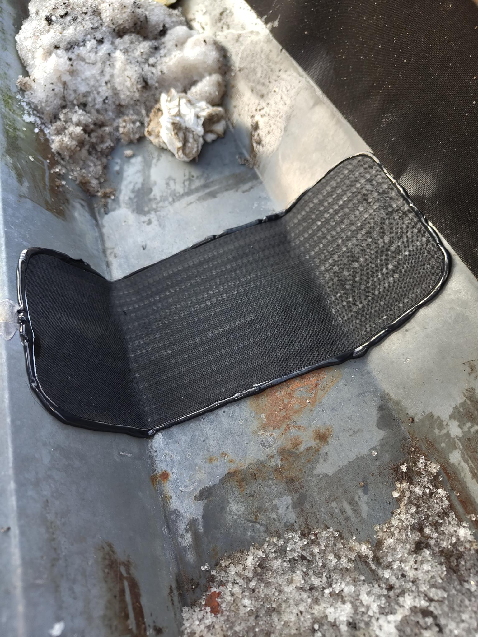 Herstelde dakgoot Deil