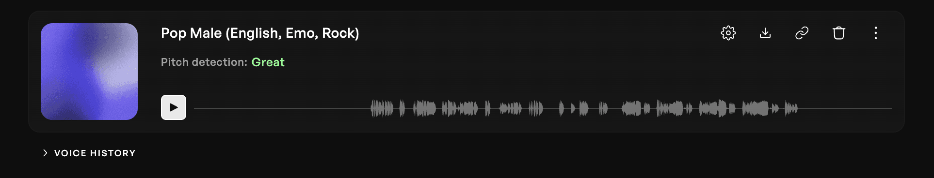 The Smooth Male Pop voice on Kits