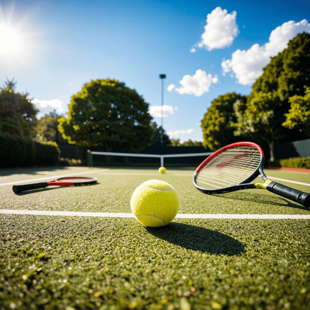 product photography of tennis ball