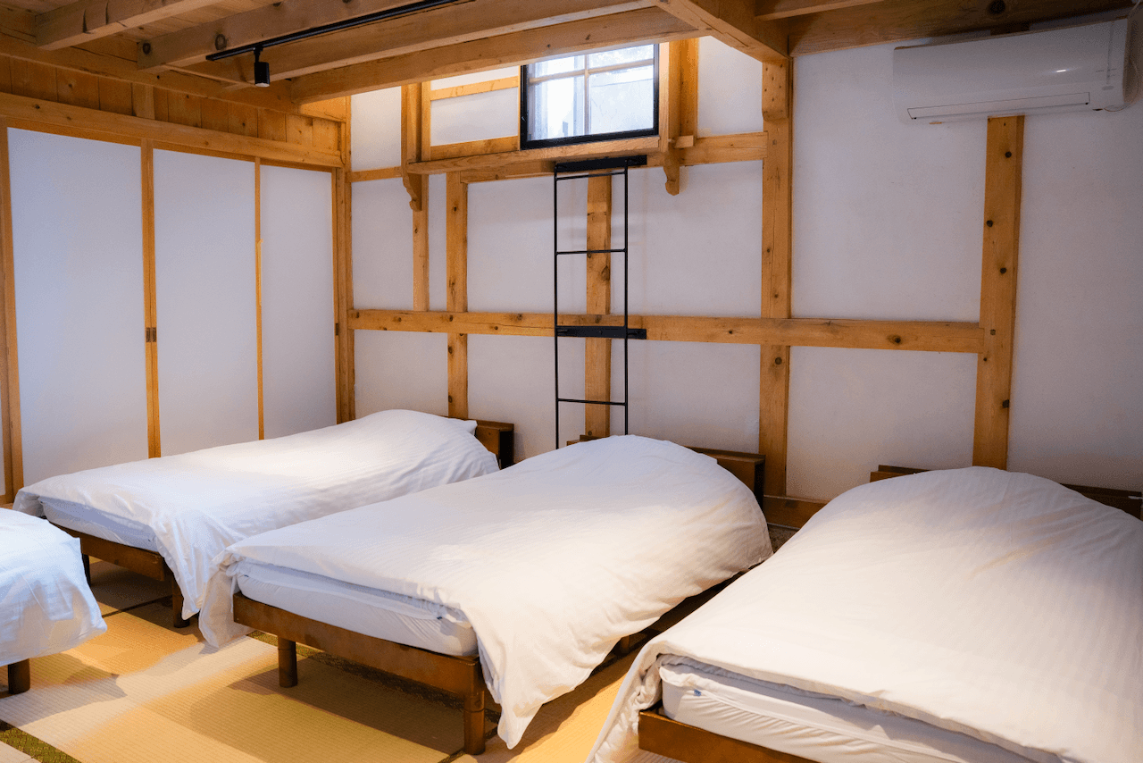 Bedroom 1 at Aomori Kurahaku