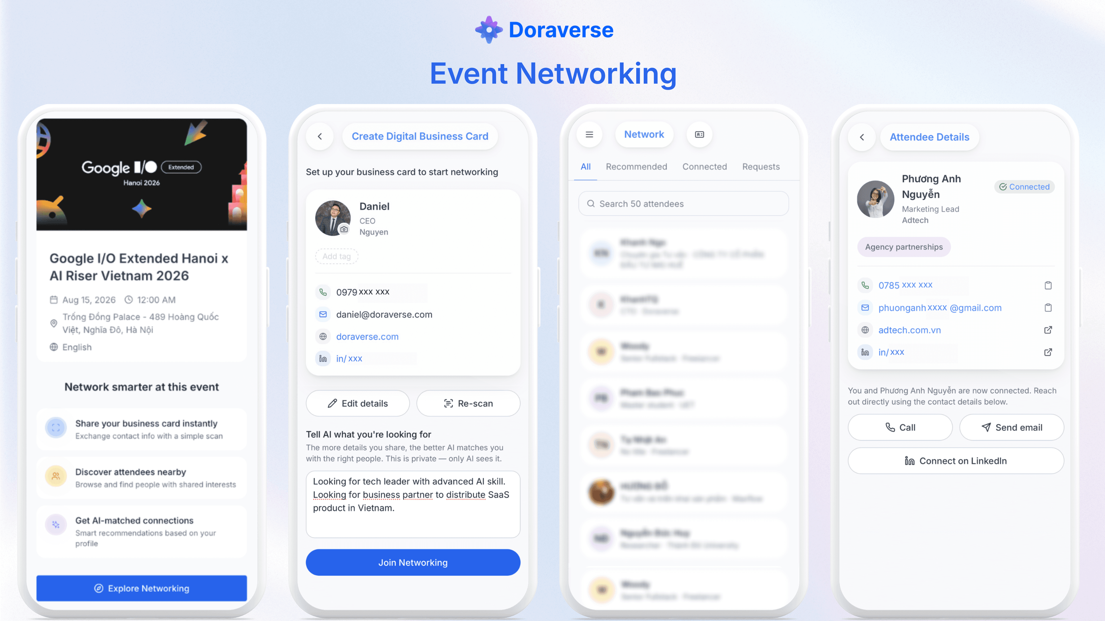 Event Networking at Google I/O Extended Hanoi x AI Riser Vietnam 2026 