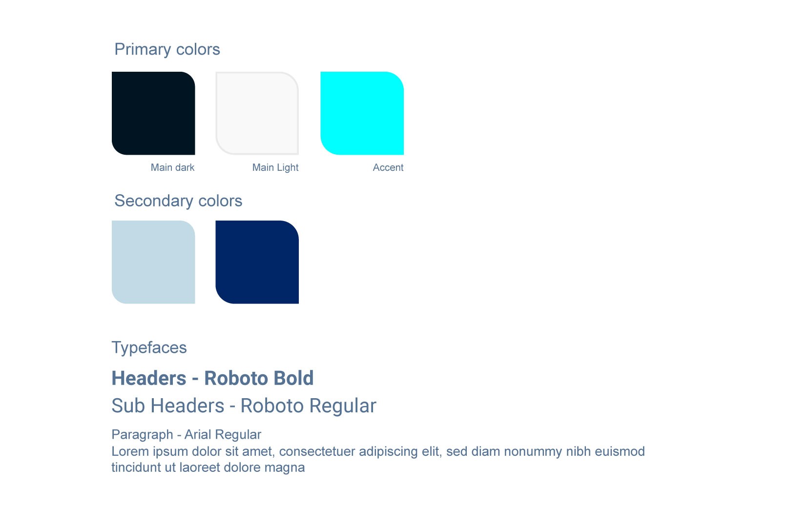 Color pallette JSD consultancy