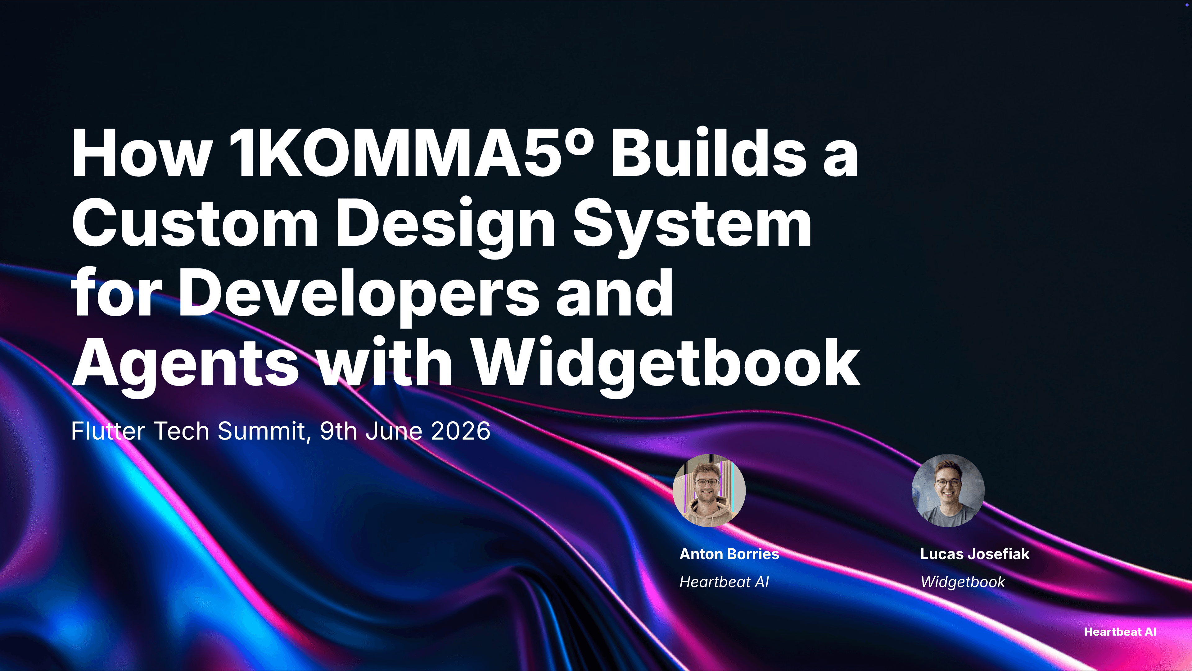 Thumbnail: How 1KOMMA5º builds a custom design system for developers and agents with Widgetbook