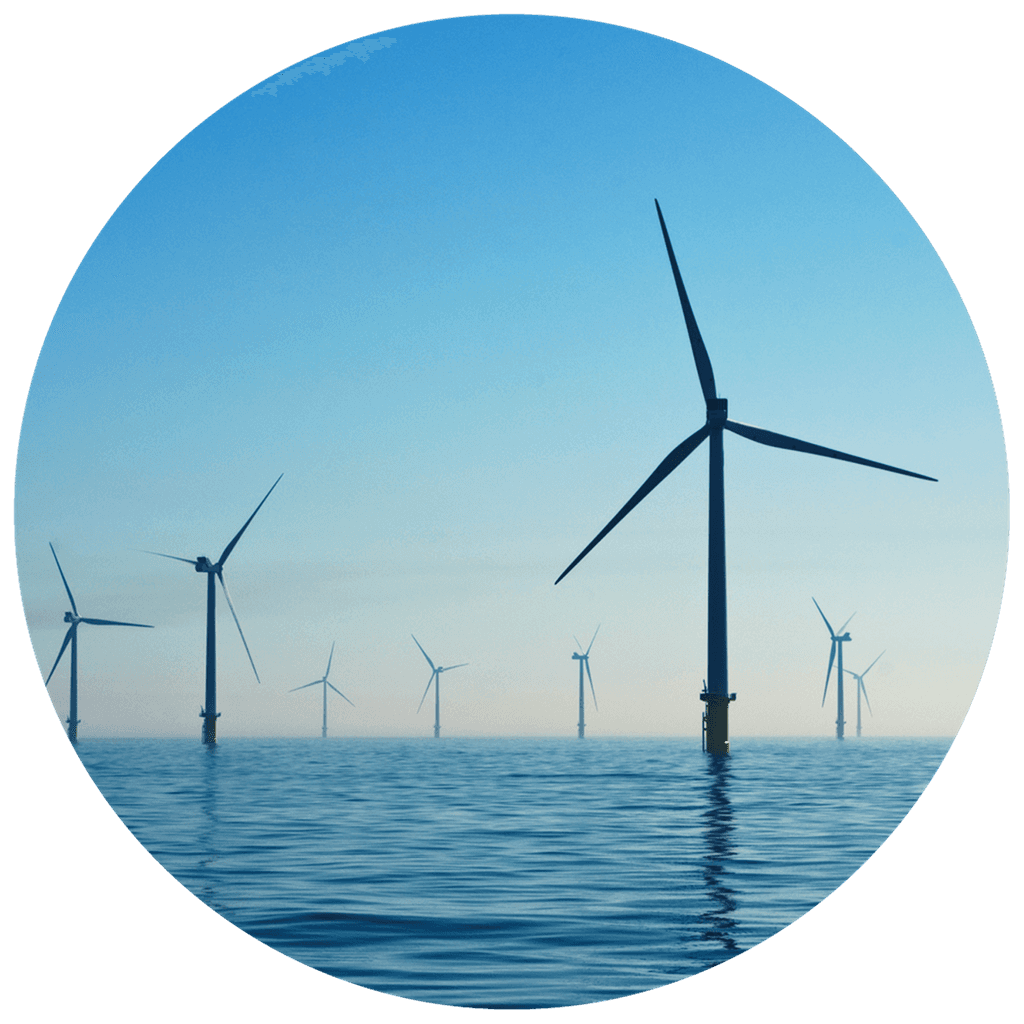 Photo of a sea wind famr