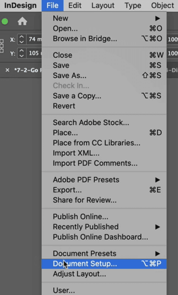 What can happen if there's no bleed on an InDesign document that's commercially printed