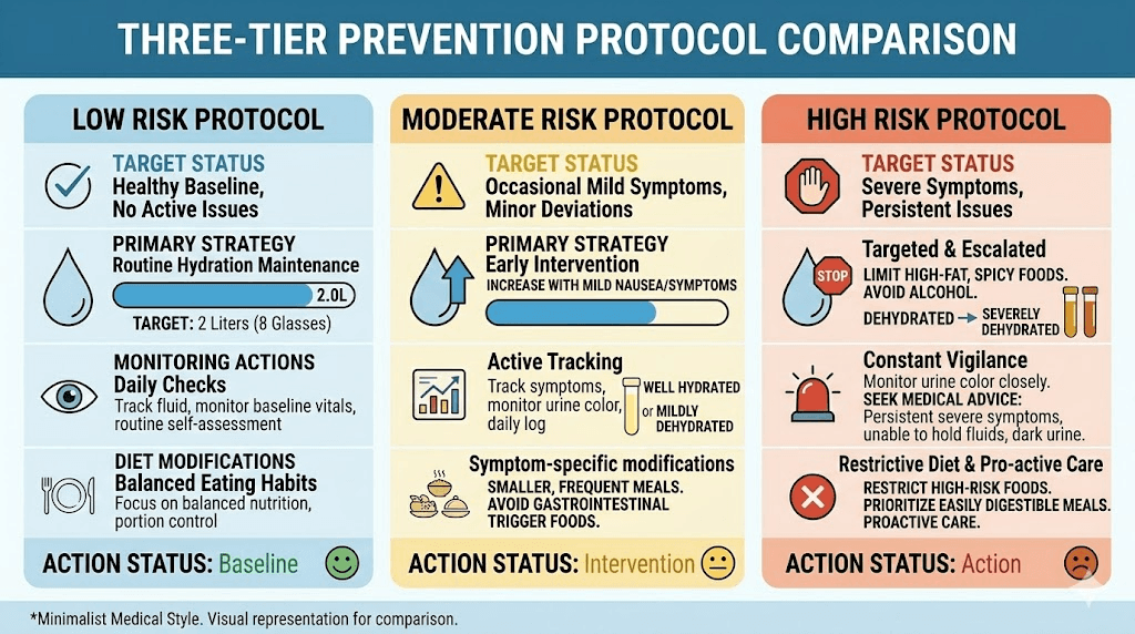 Personalized kidney stone prevention protocols by risk level for semaglutide users