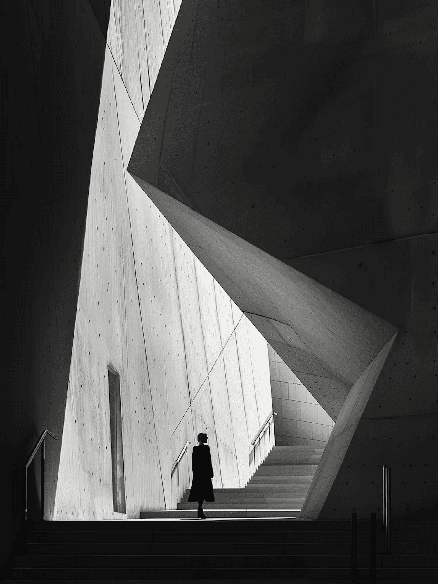 Isolation Amidst Modern Architecture