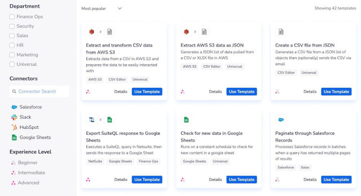 Tray Templates to save non technical folks time and and a learning curve