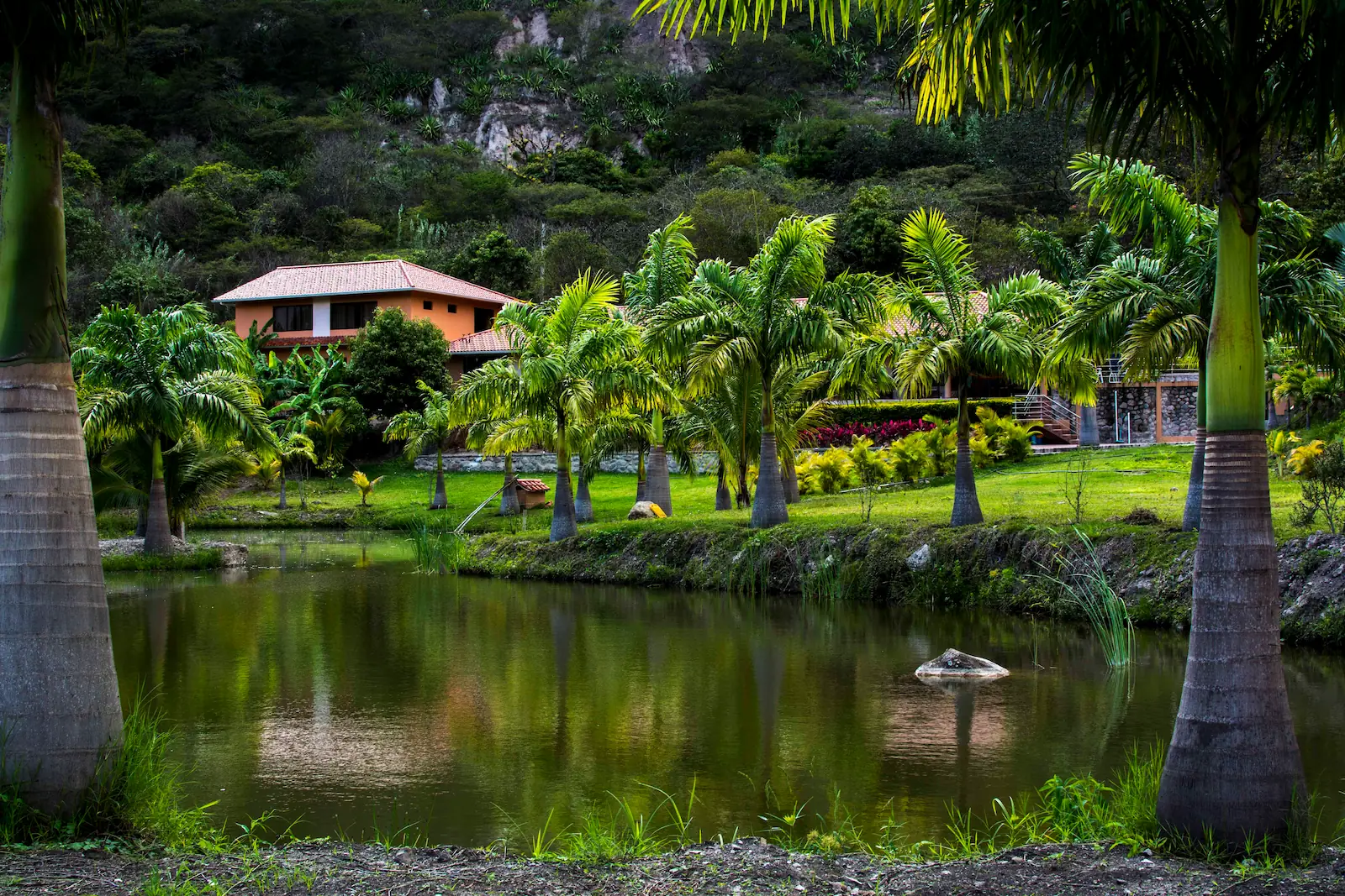 Historic hacienda near Cuenca in Ecuador