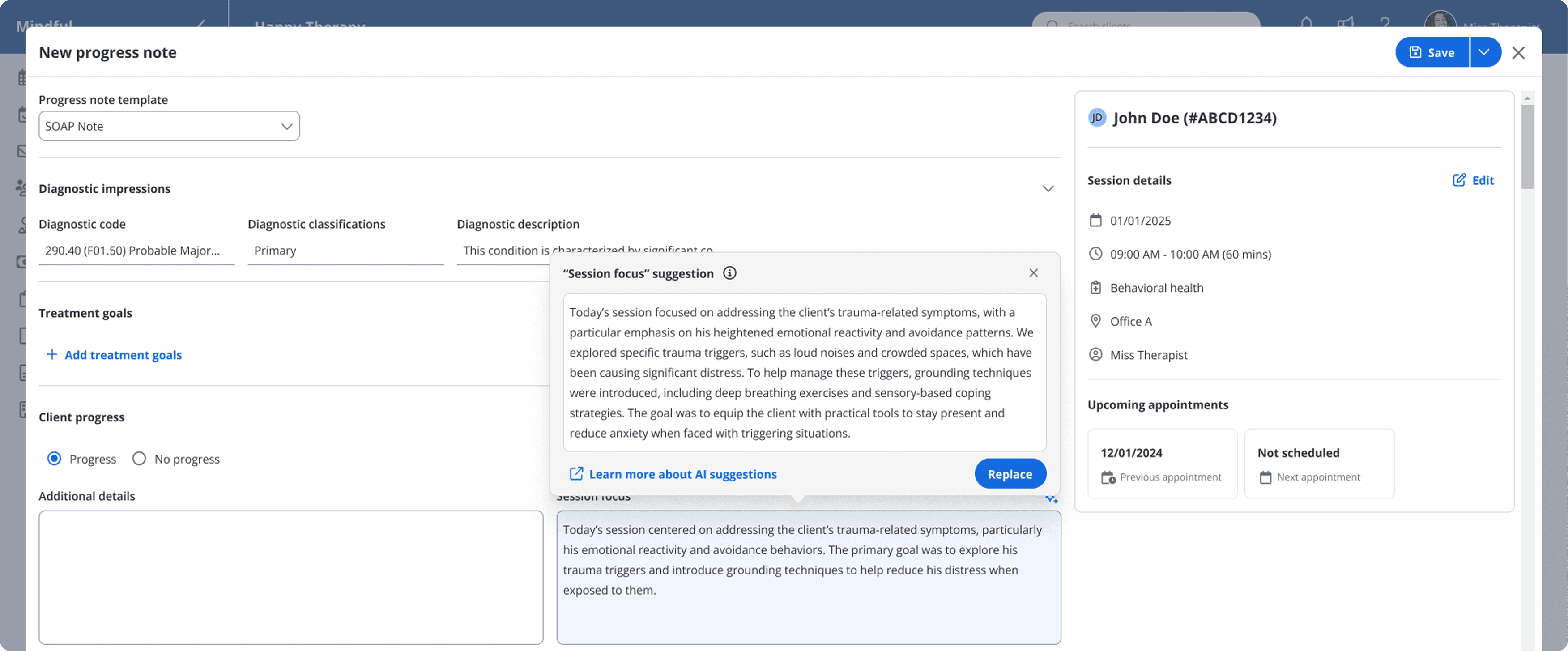 Early workspace model exploration demonstrating standardized page headers and content regions.