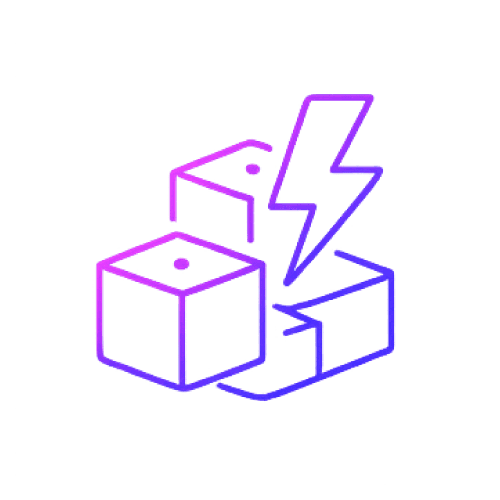 Three colorful building blocks stacked together, illustrated in a simple and playful design.