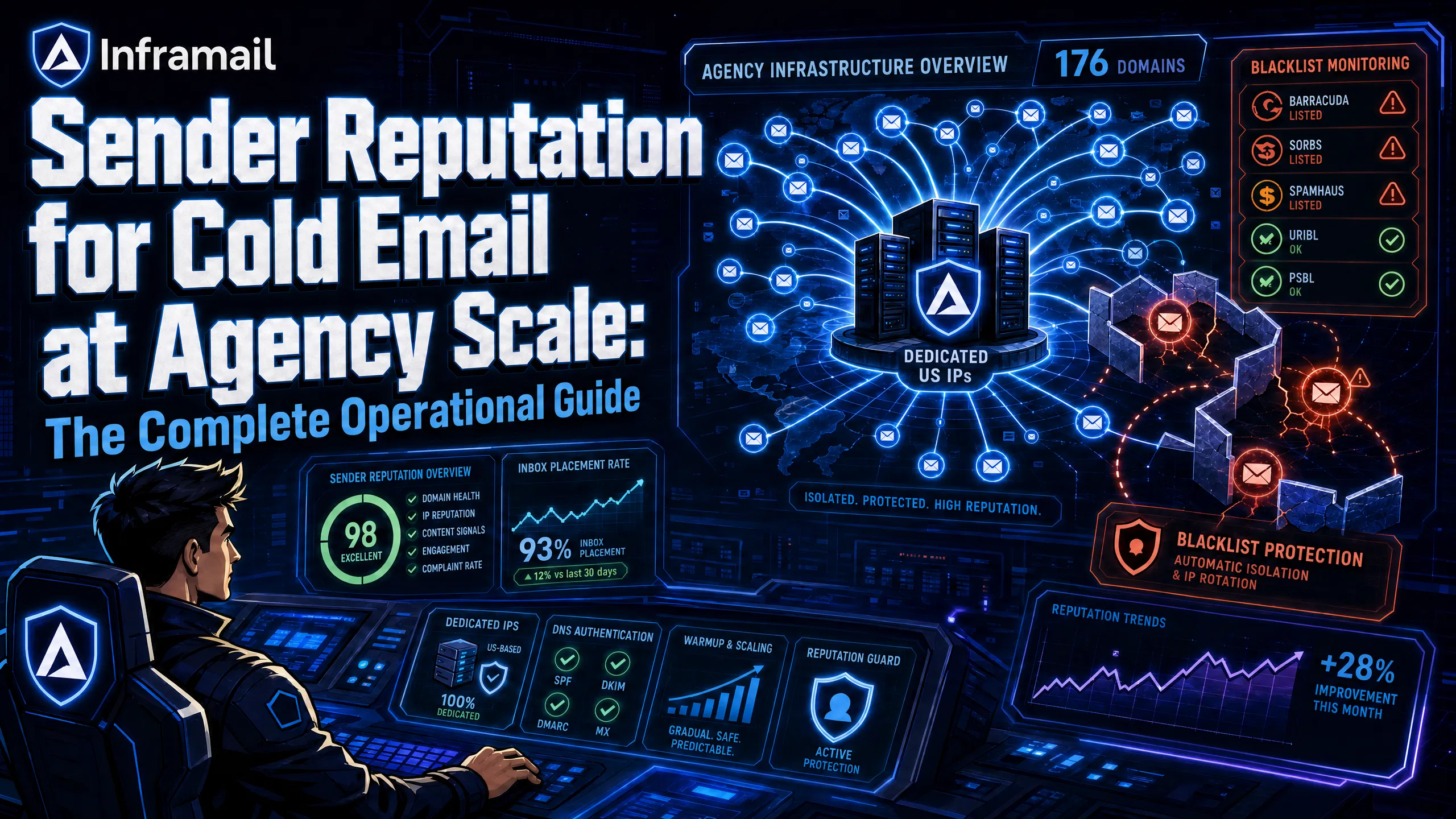 Sender Reputation for Cold Email at Agency Scale: The Complete Operational Guide