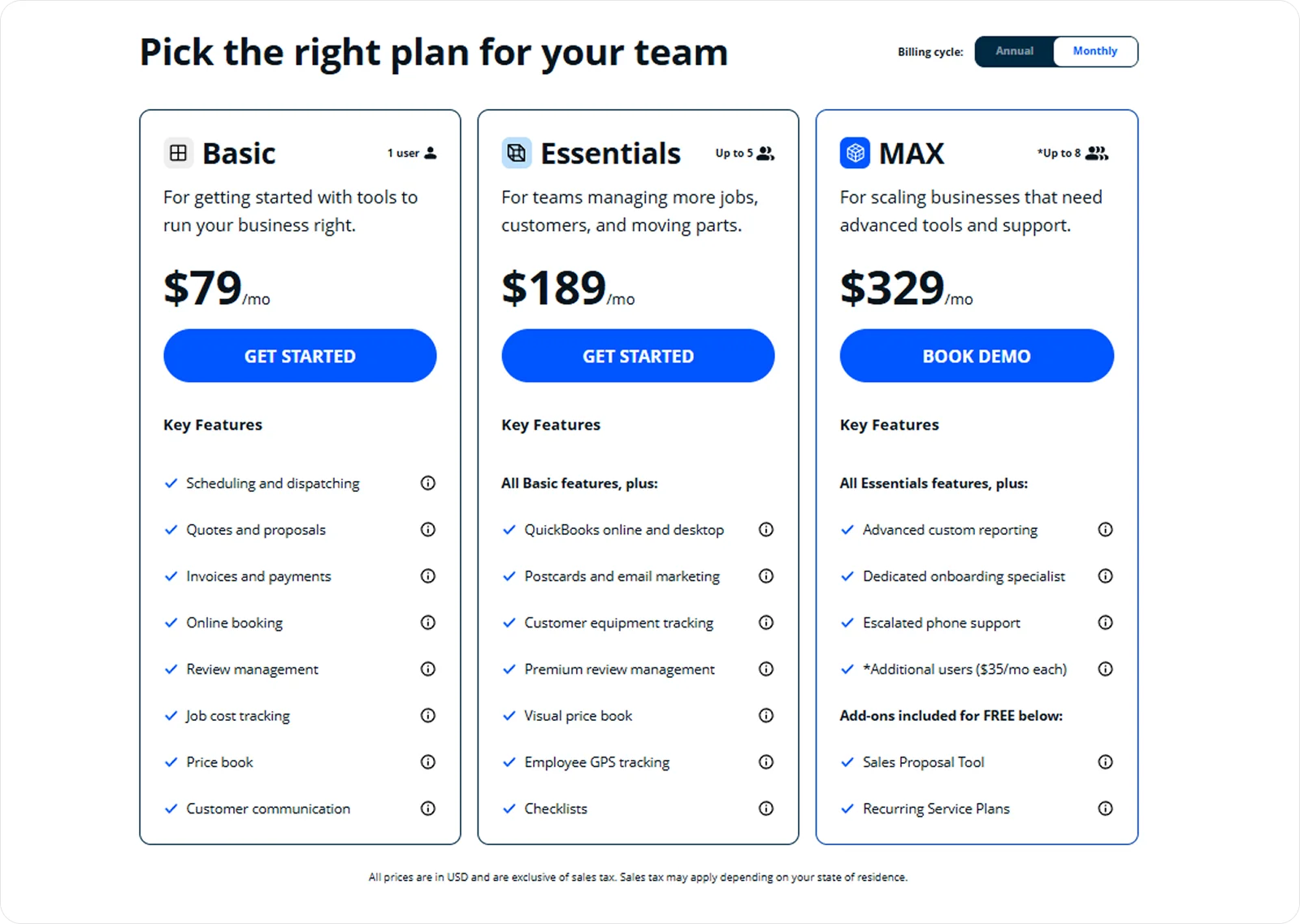 hosucecall-pro-pricing