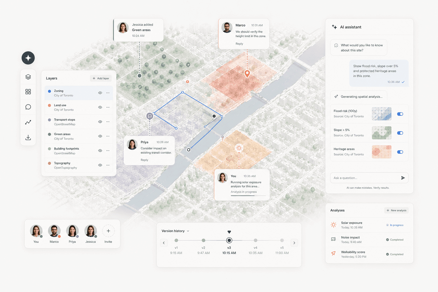 AI Site Analysis & Feasibility Study Tool for Real Estate