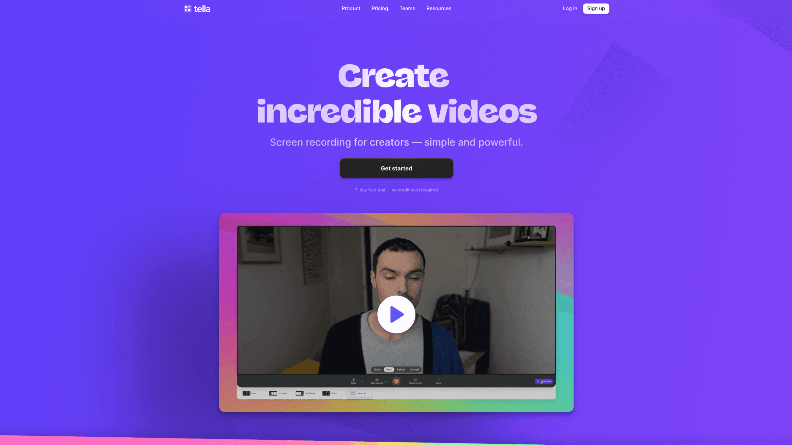 Embeddable video player