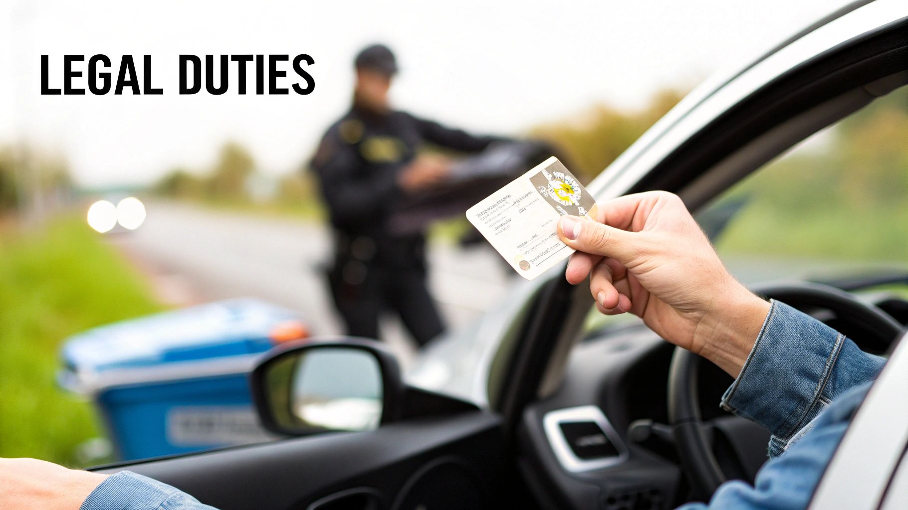 An attorney reviewing paperwork with a client in a professional office setting.