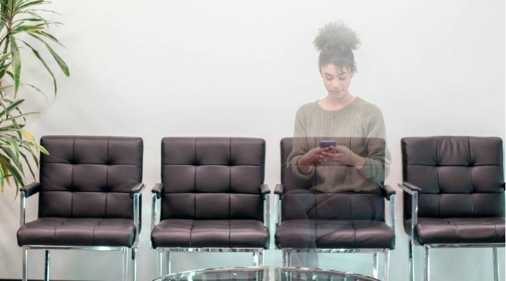 woman missing her appointment