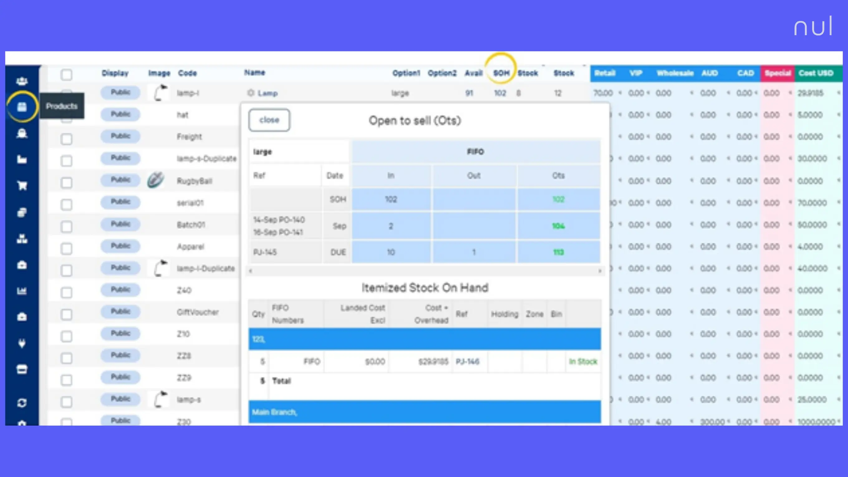 The Cin7 BOM helps manage the costs and inventory.