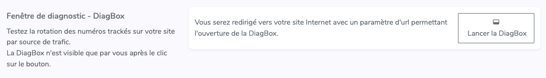 Lancer la DiagBox