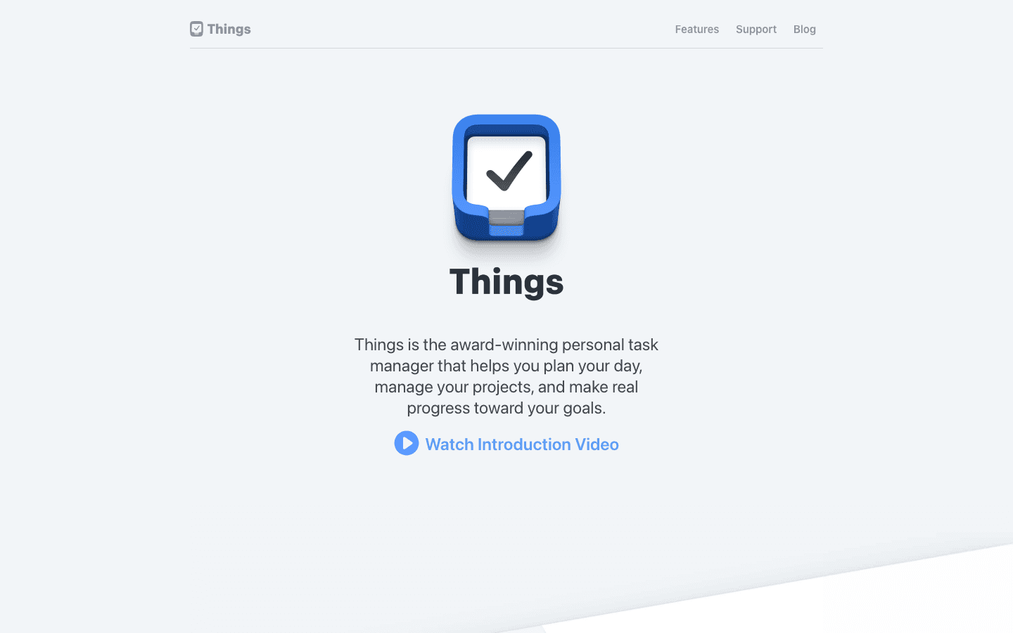 Things 3 iPhone task manager app website