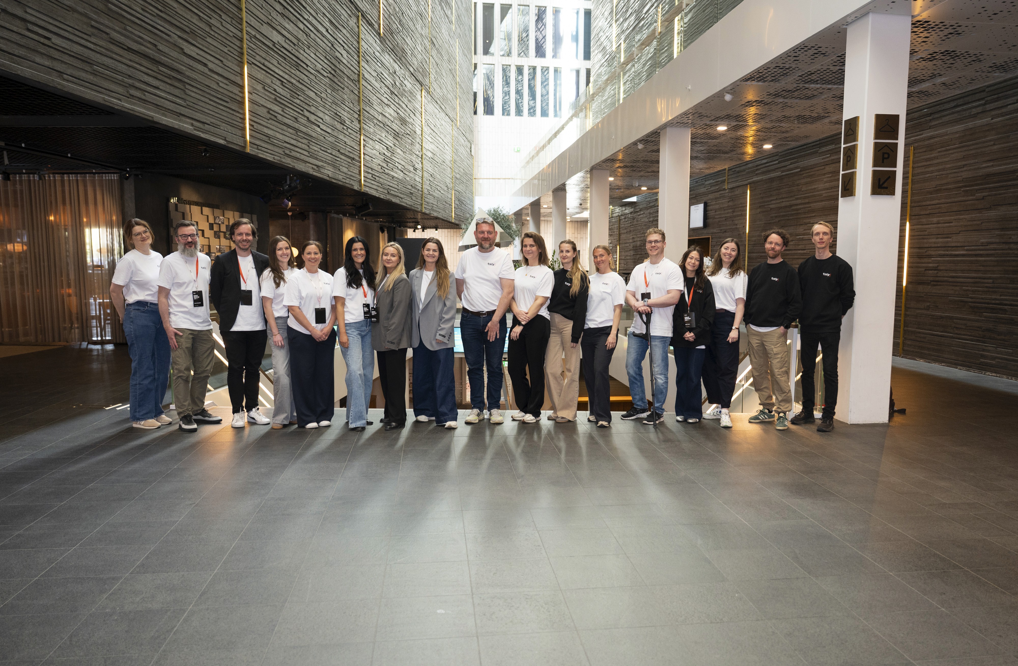 Tixly's team that attended the Client Meetup in Malmo